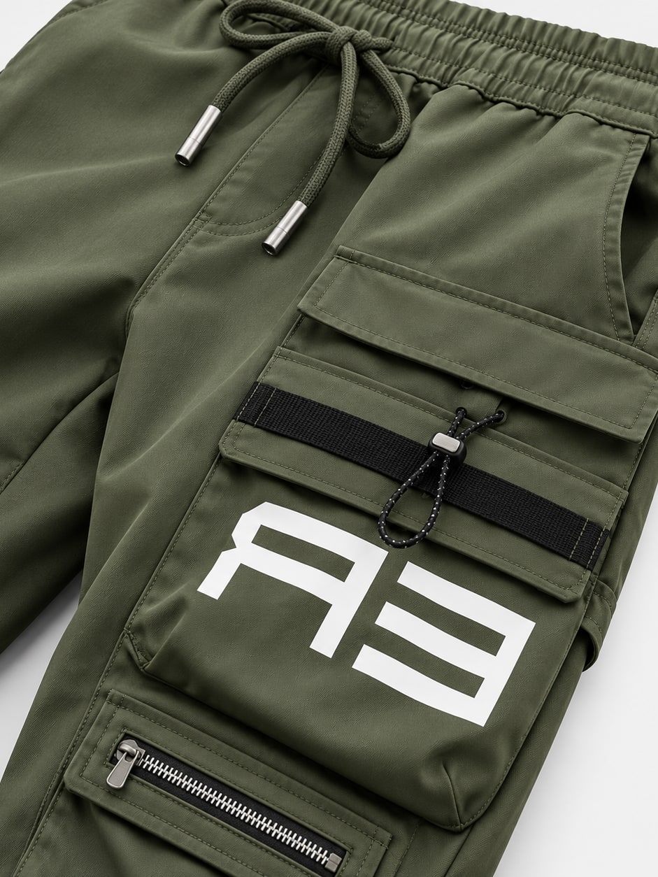 Multi-Pocket Cargo Joggers