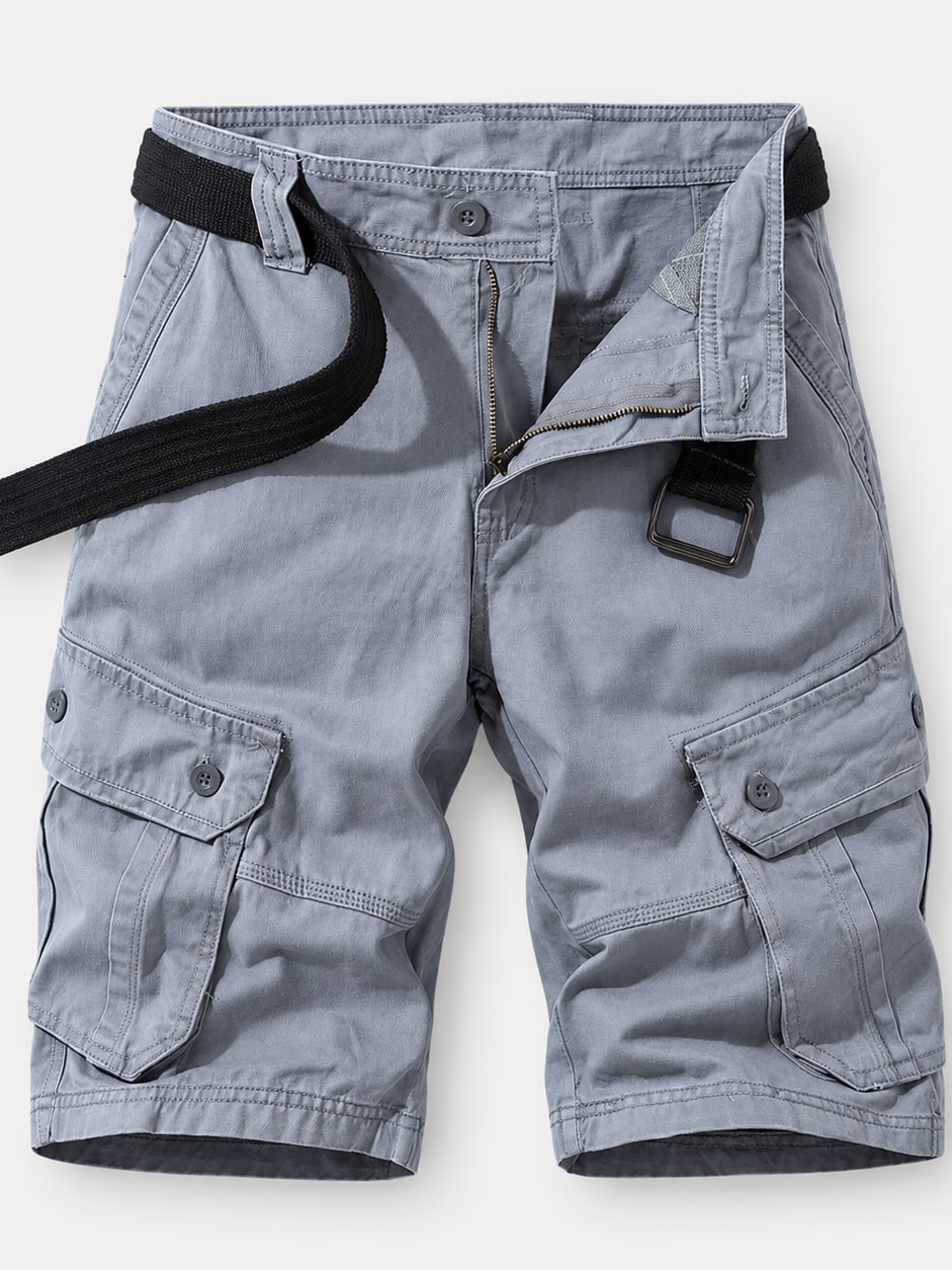 Cotton Utility Cargo Shorts