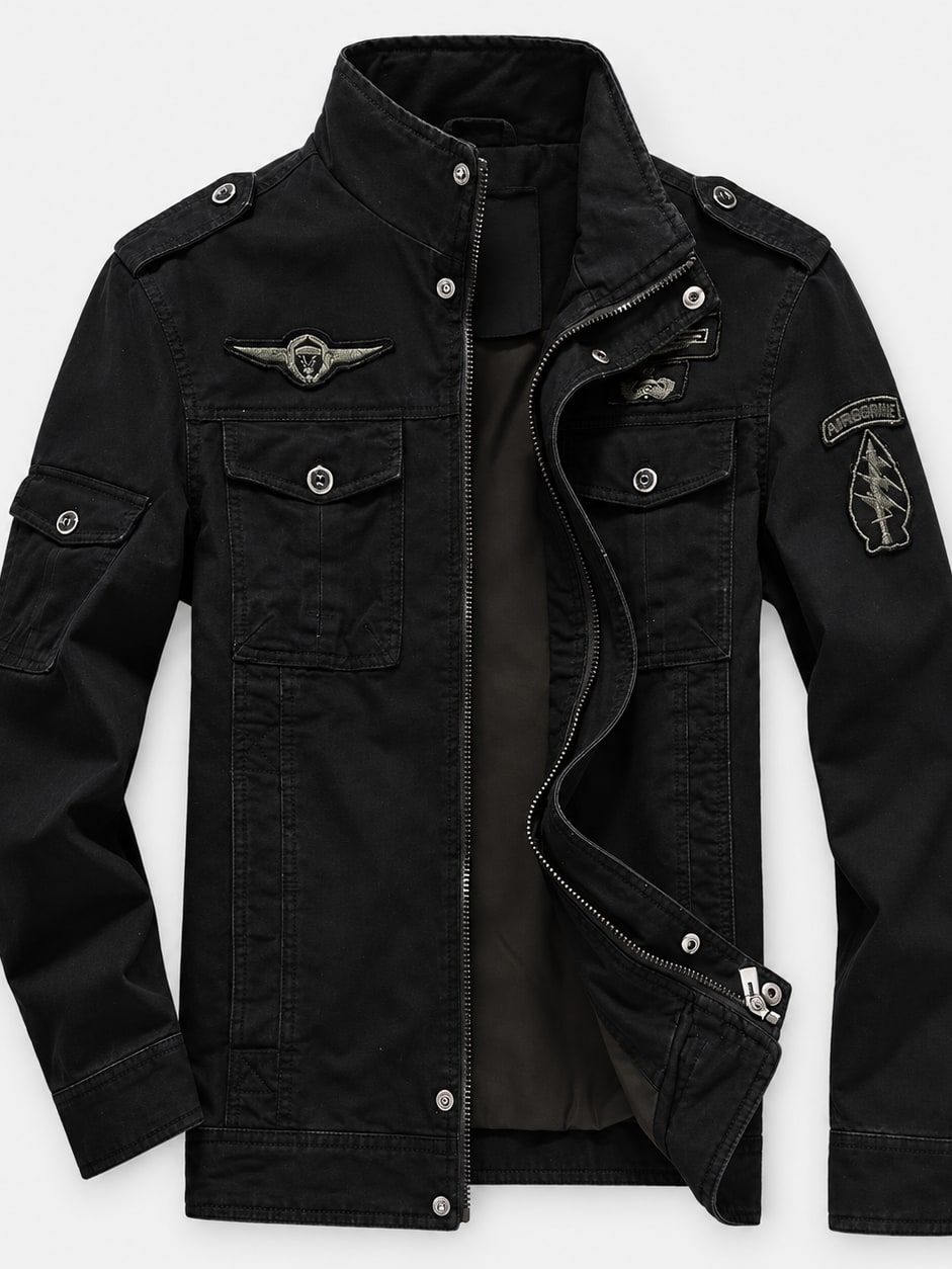 Cotton Military Utility Jacket