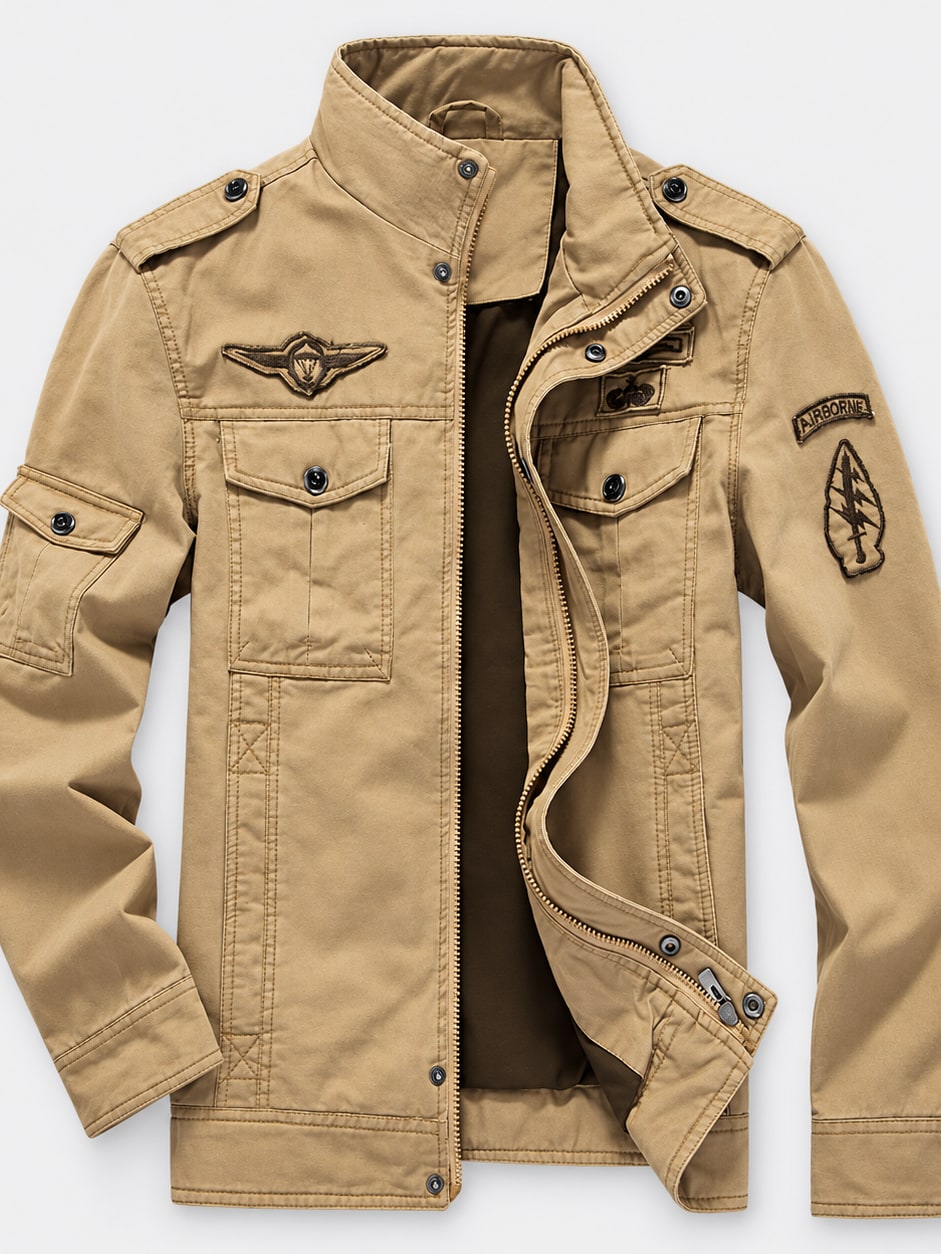 Cotton Military Utility Jacket