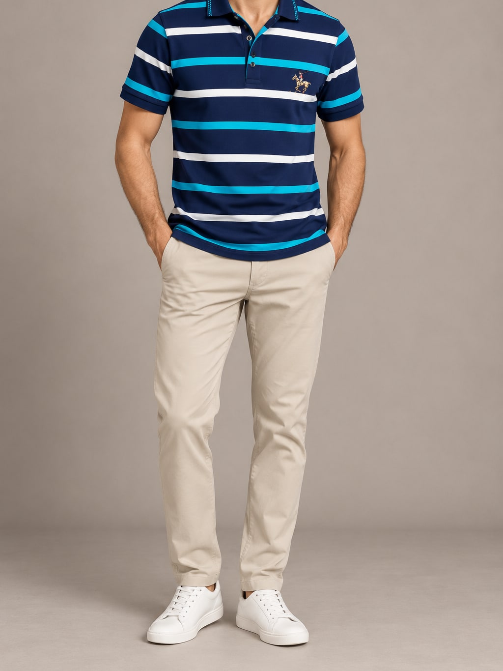 Striped Polo Shirt