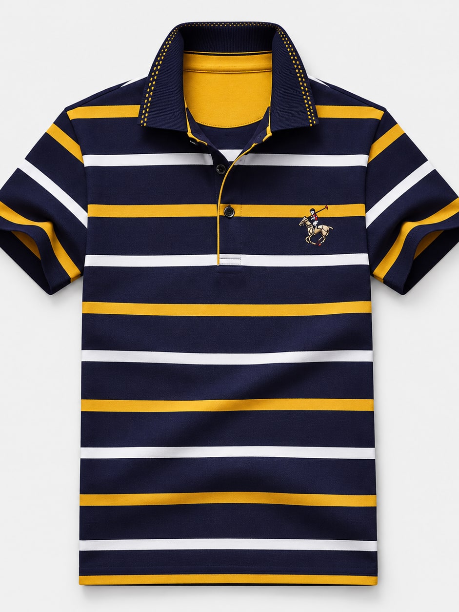 Striped Polo Shirt