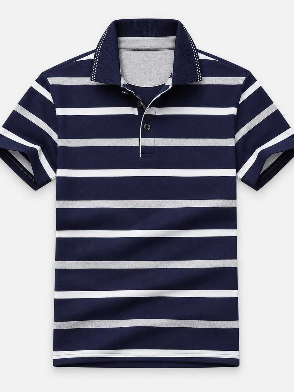 Striped Polo Shirt
