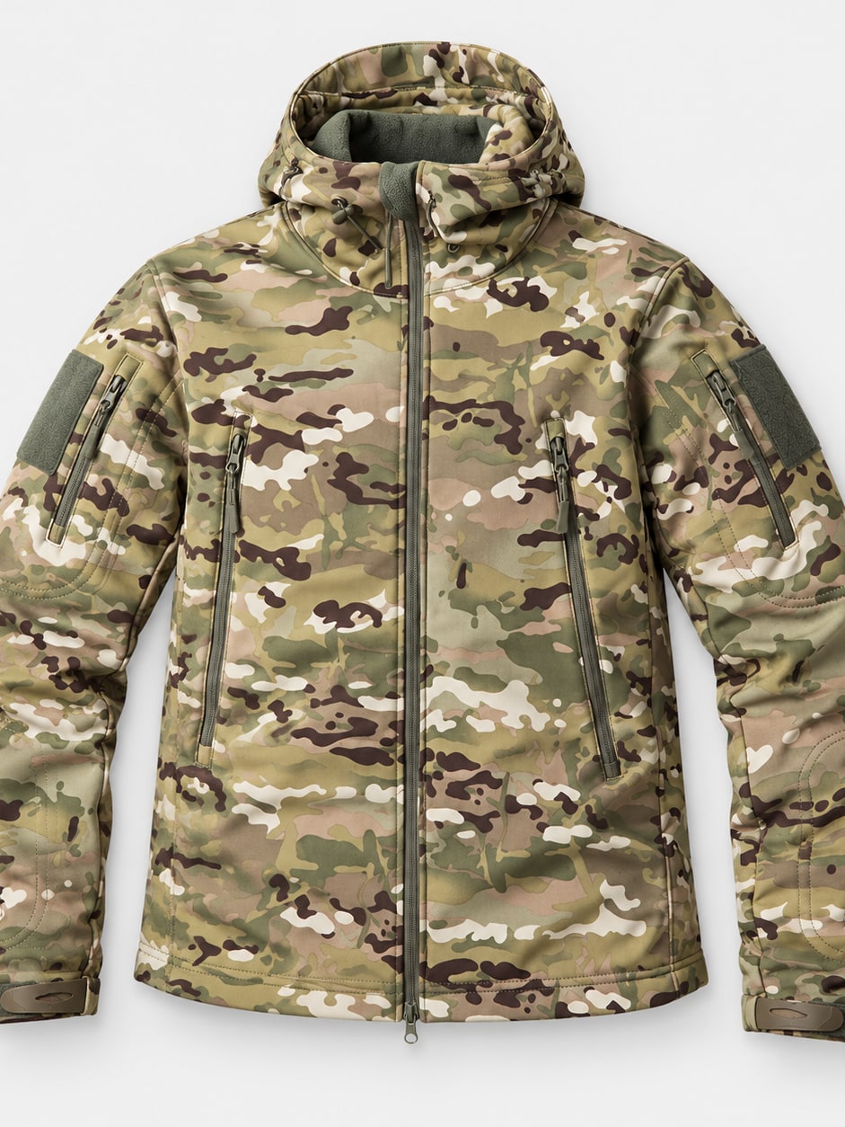 Soft Shell Tactical Hooded Jacket