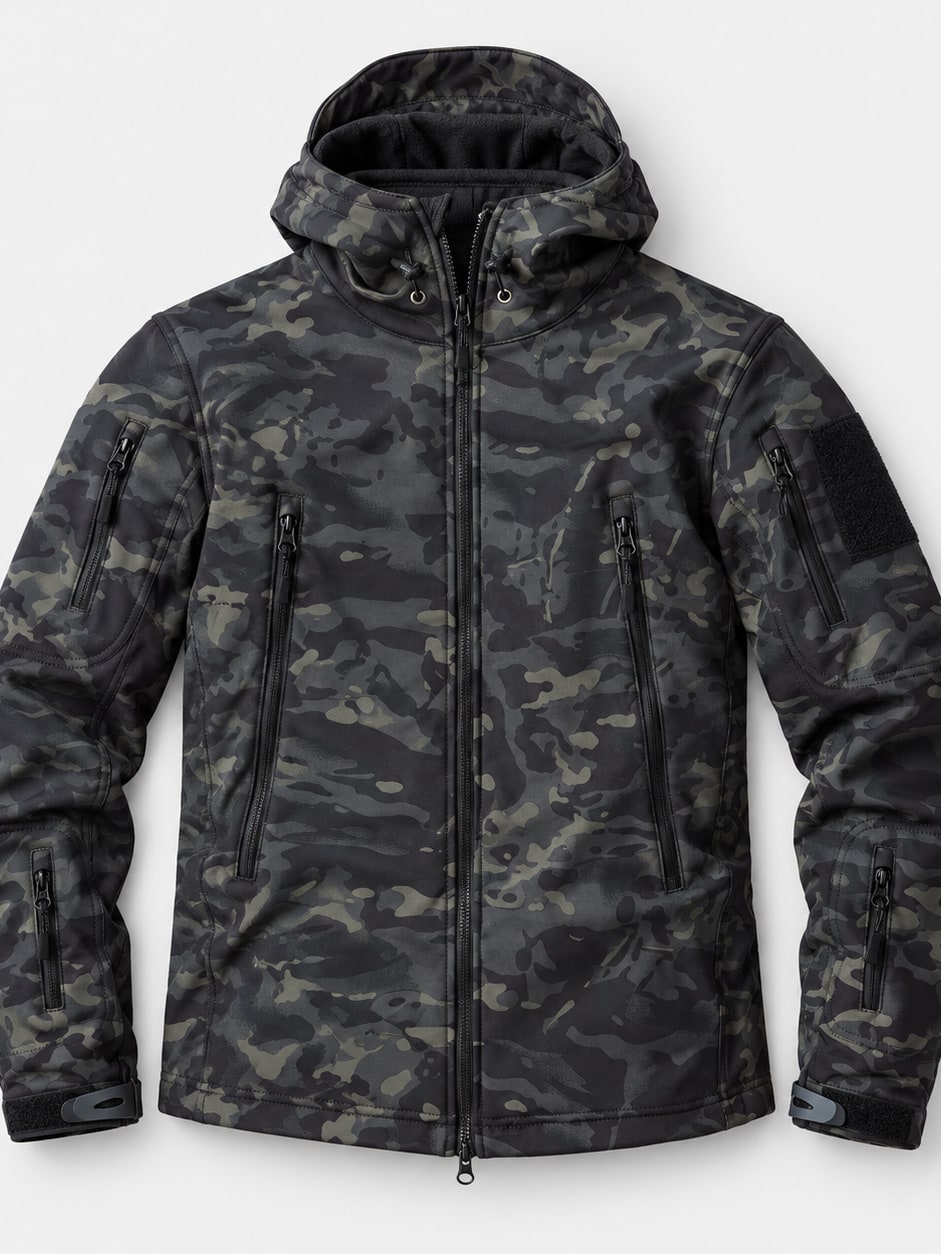 Soft Shell Tactical Hooded Jacket