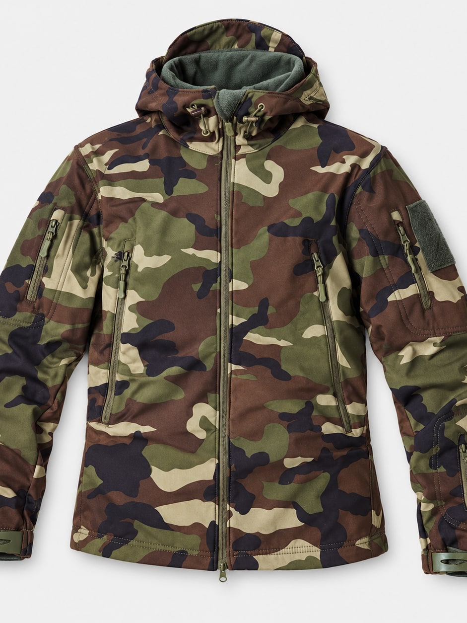 Soft Shell Tactical Hooded Jacket