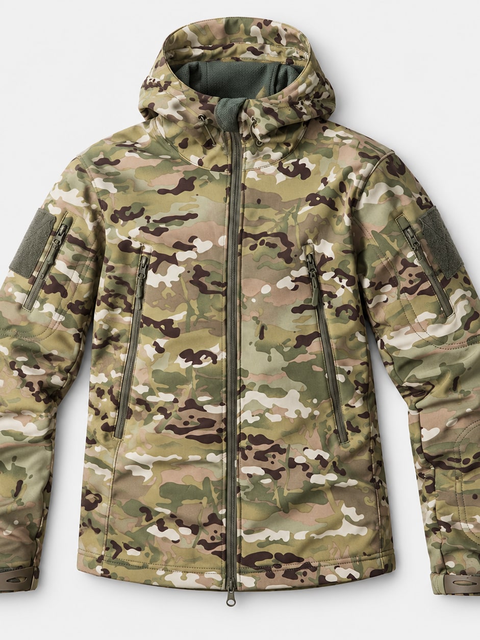 Soft Shell Tactical Hooded Jacket