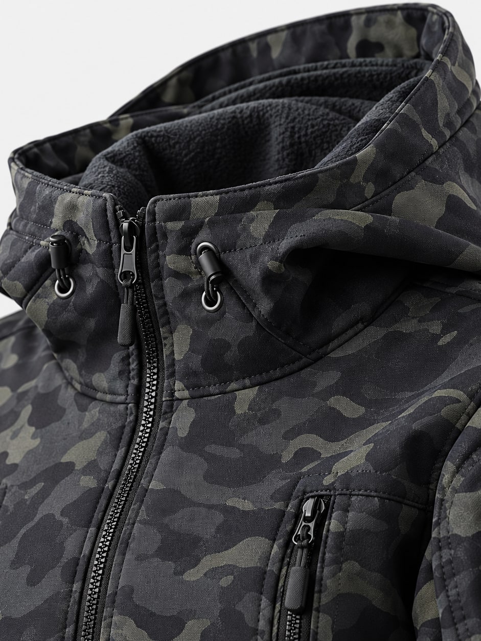 Soft Shell Tactical Hooded Jacket