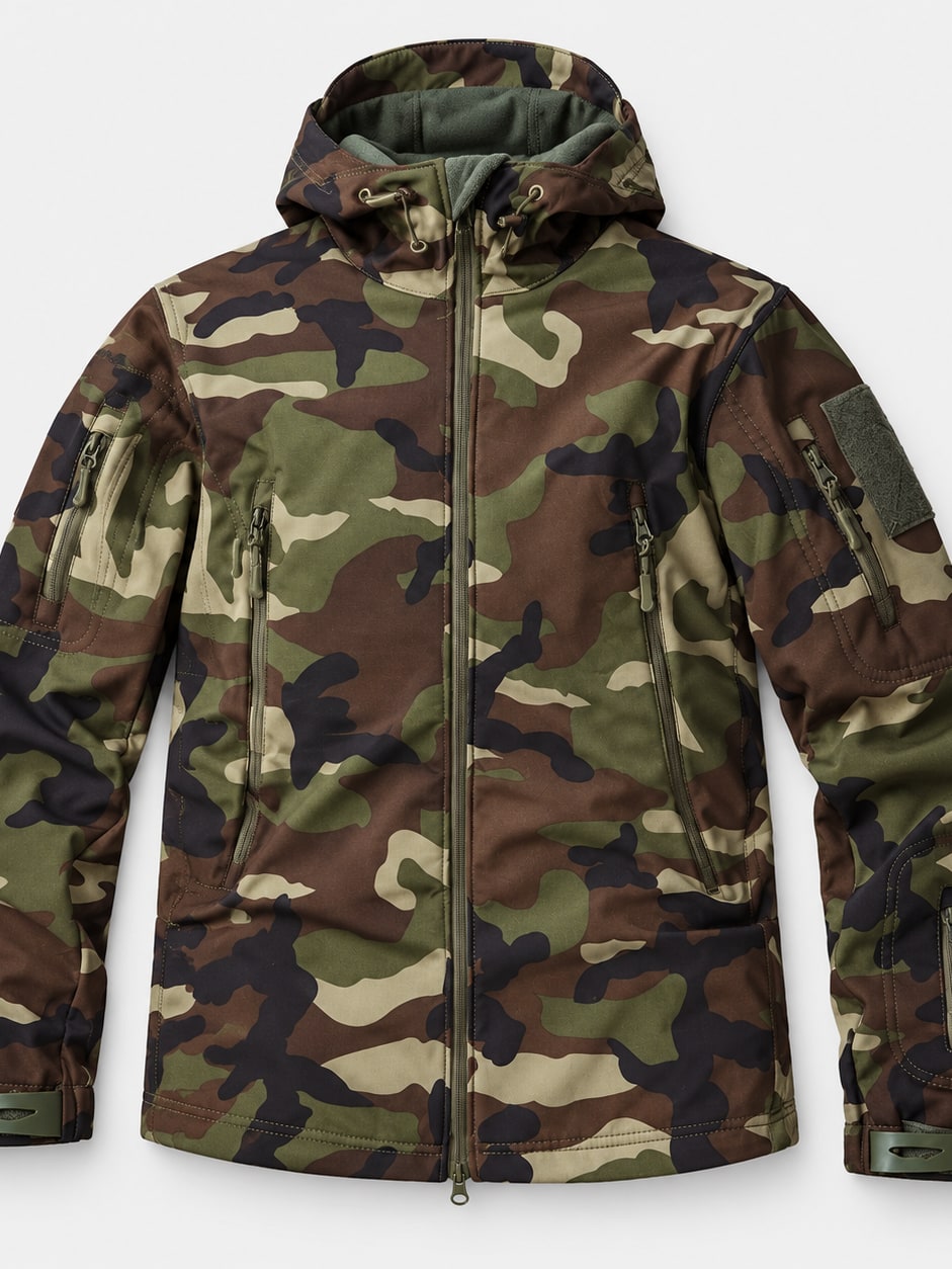 Soft Shell Tactical Hooded Jacket