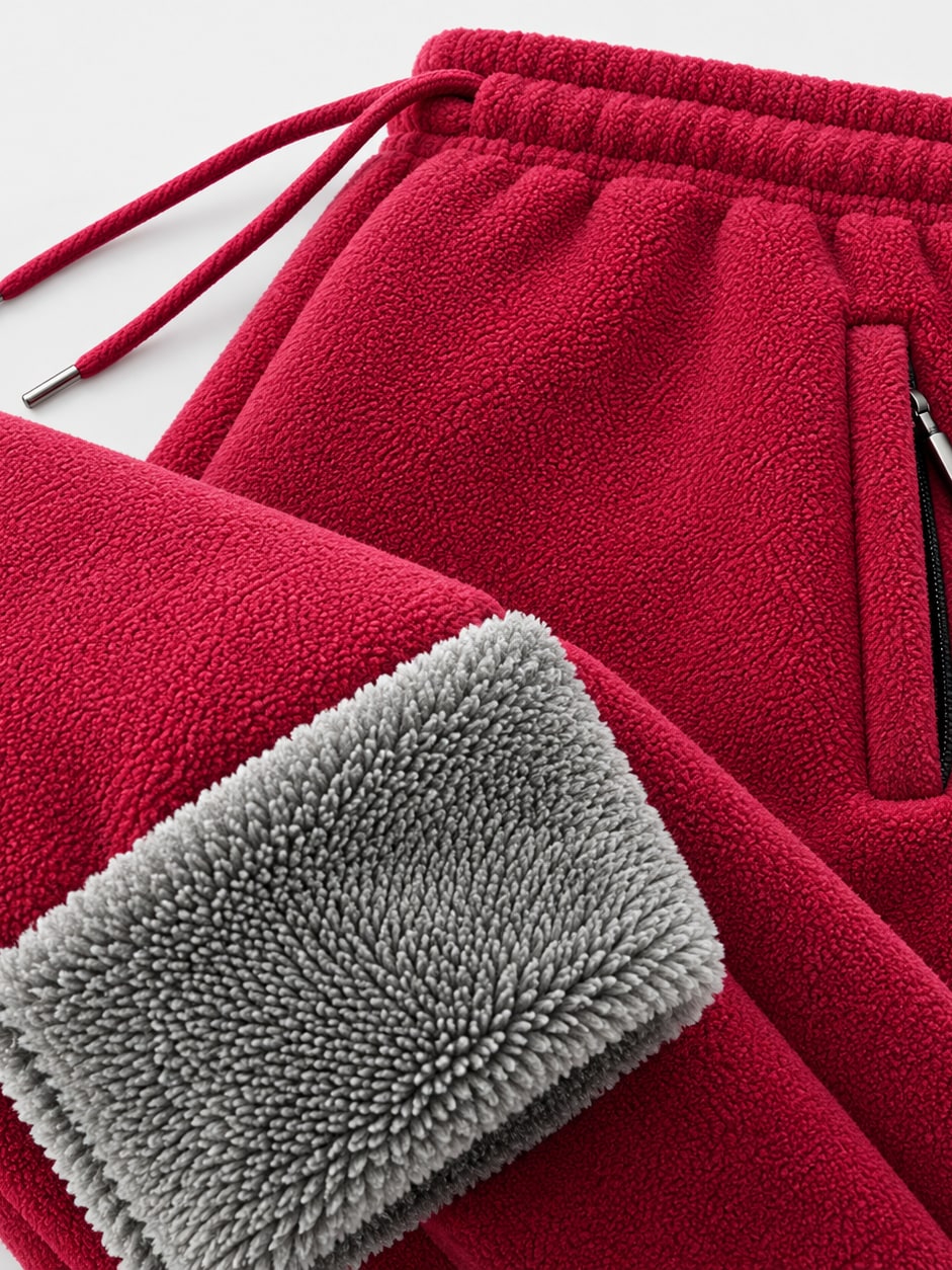 Fleece Lined Drawstring Sweatpants
