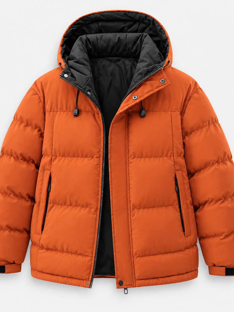Padded Hooded Winter Parka