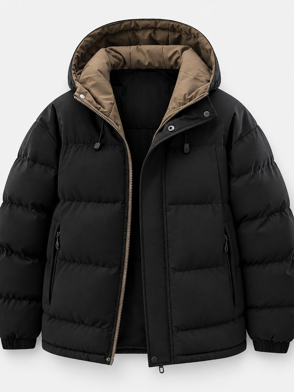 Padded Hooded Winter Parka
