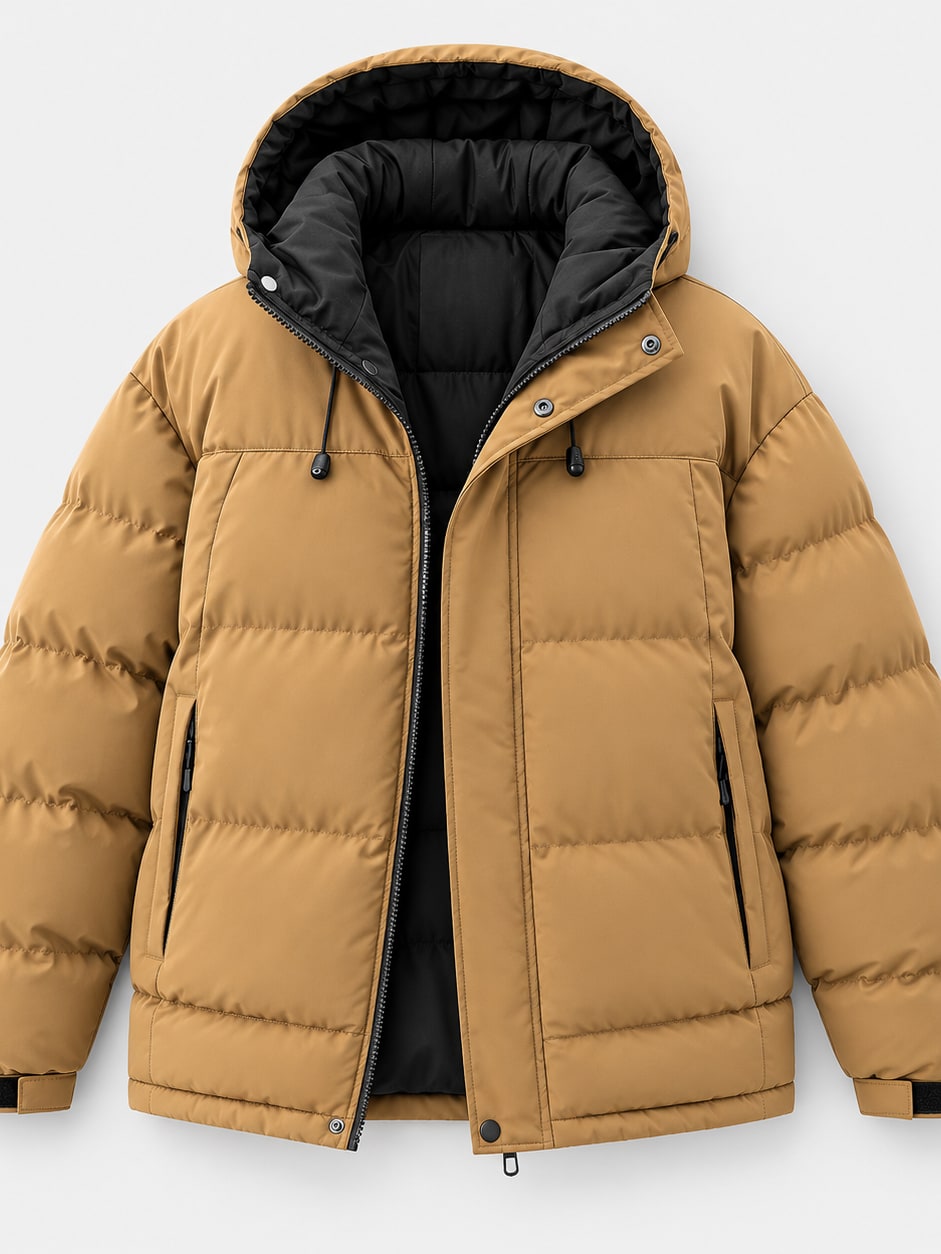 Padded Hooded Winter Parka