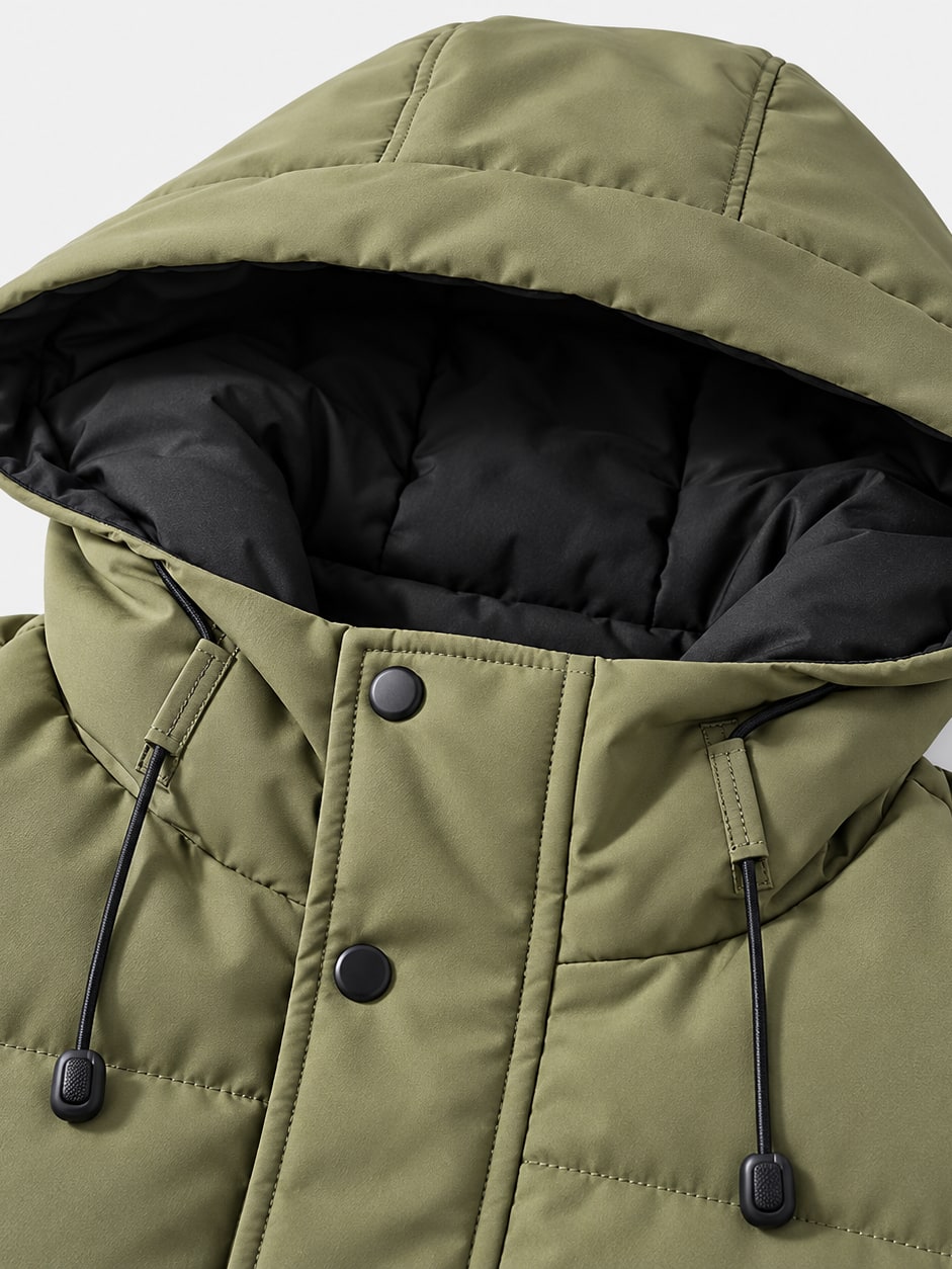 Padded Hooded Winter Parka