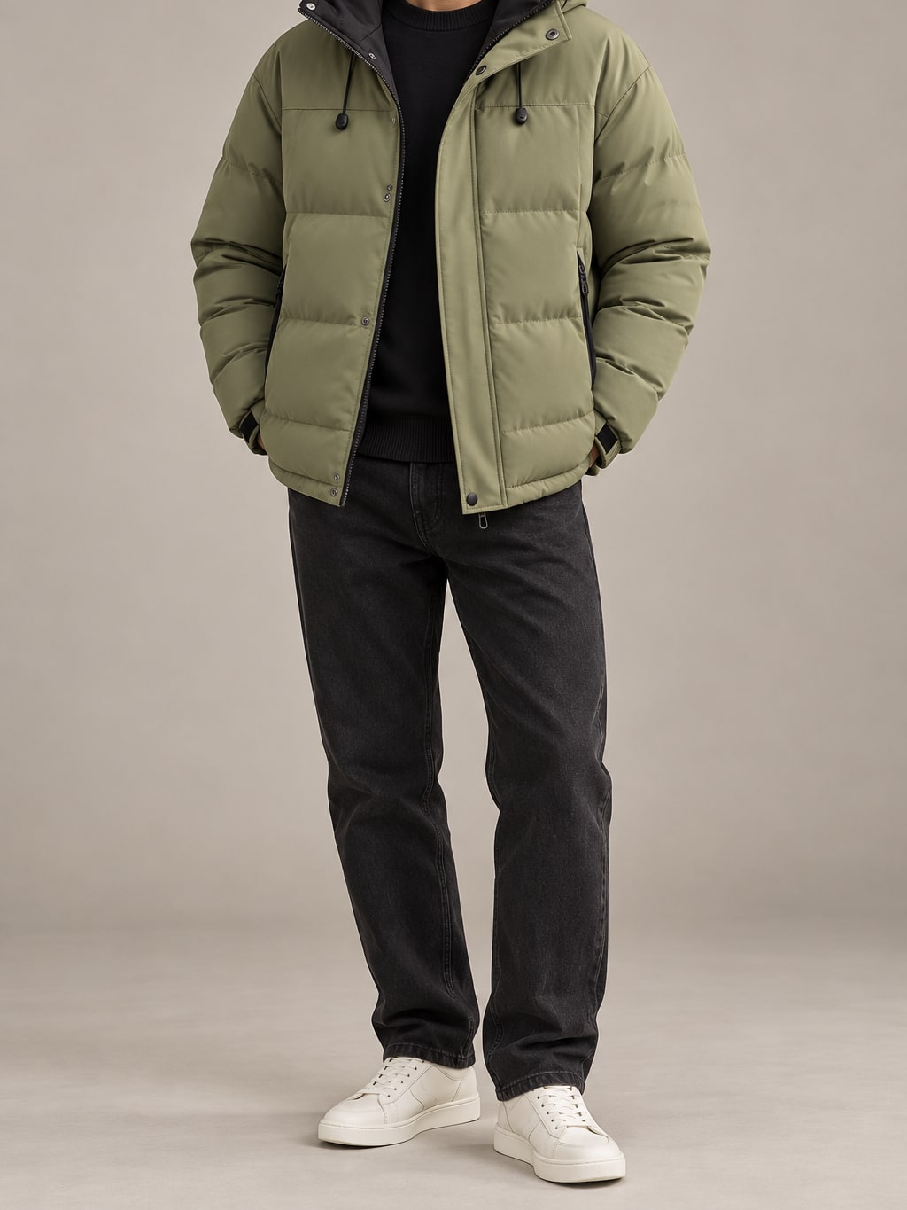 Padded Hooded Winter Parka