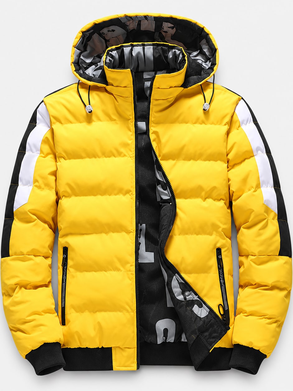 Puffer Parka With Removable Hood