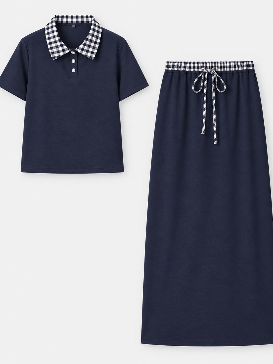Polo Skirt Set