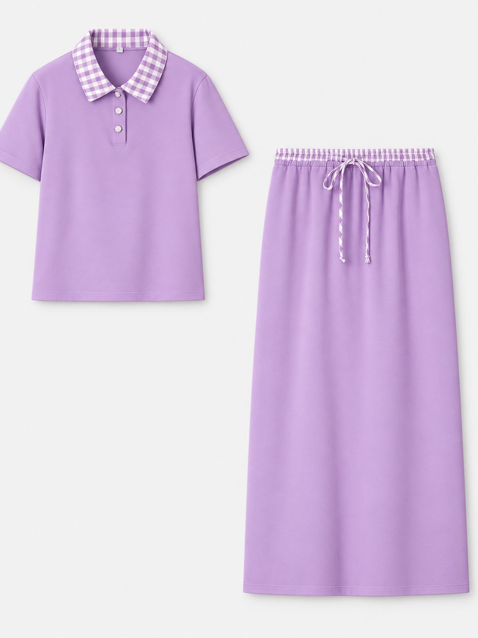 Polo Skirt Set