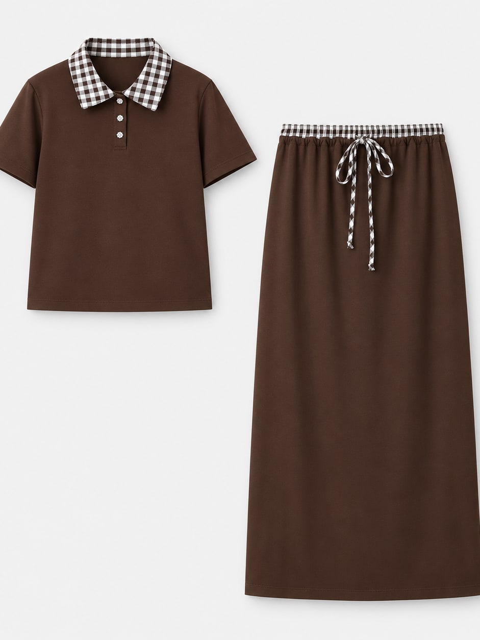 Polo Skirt Set