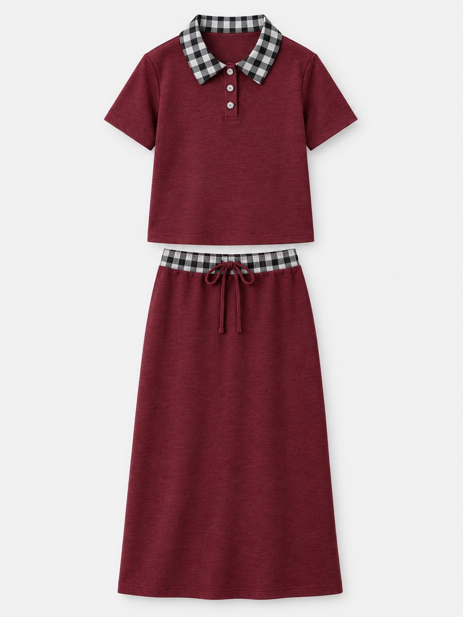 Polo Skirt Set