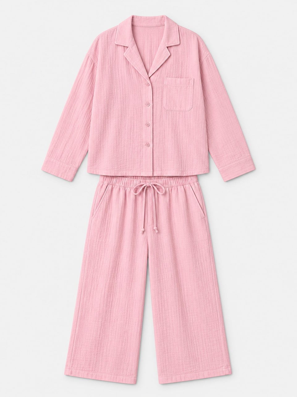 Linen Shirt And Trousers Set