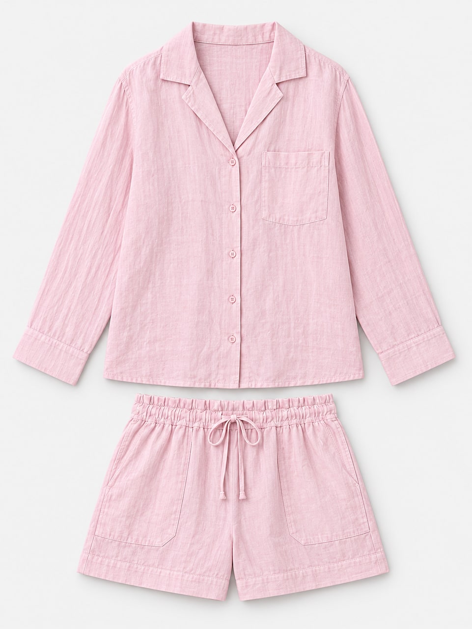 Linen Shirt And Trousers Set