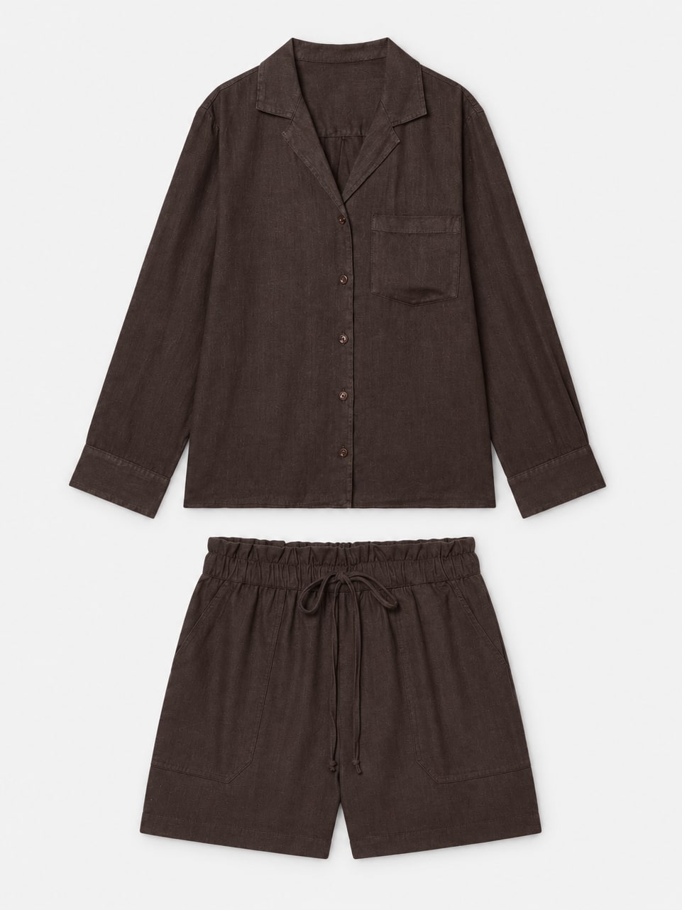 Linen Shirt And Trousers Set