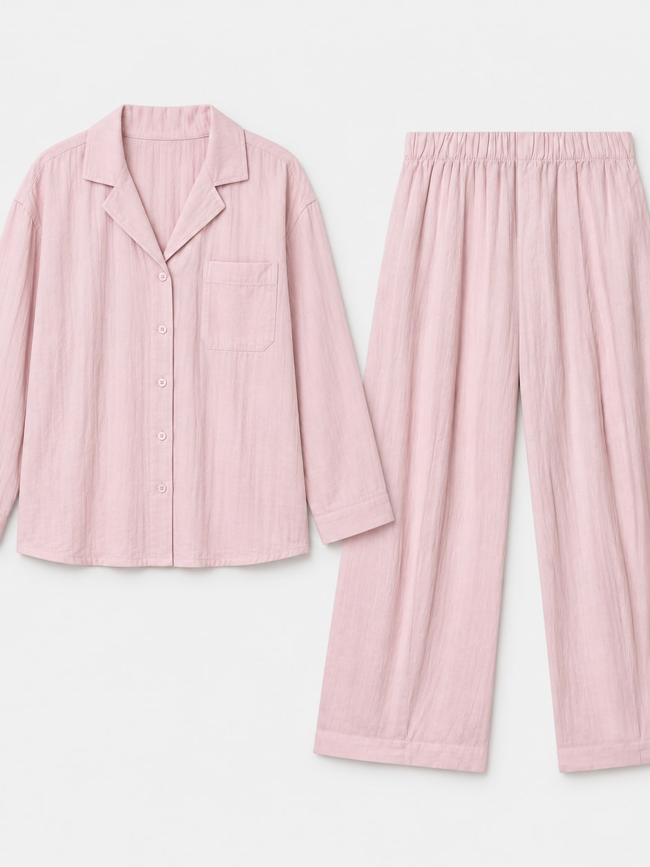 Linen Shirt And Trousers Set