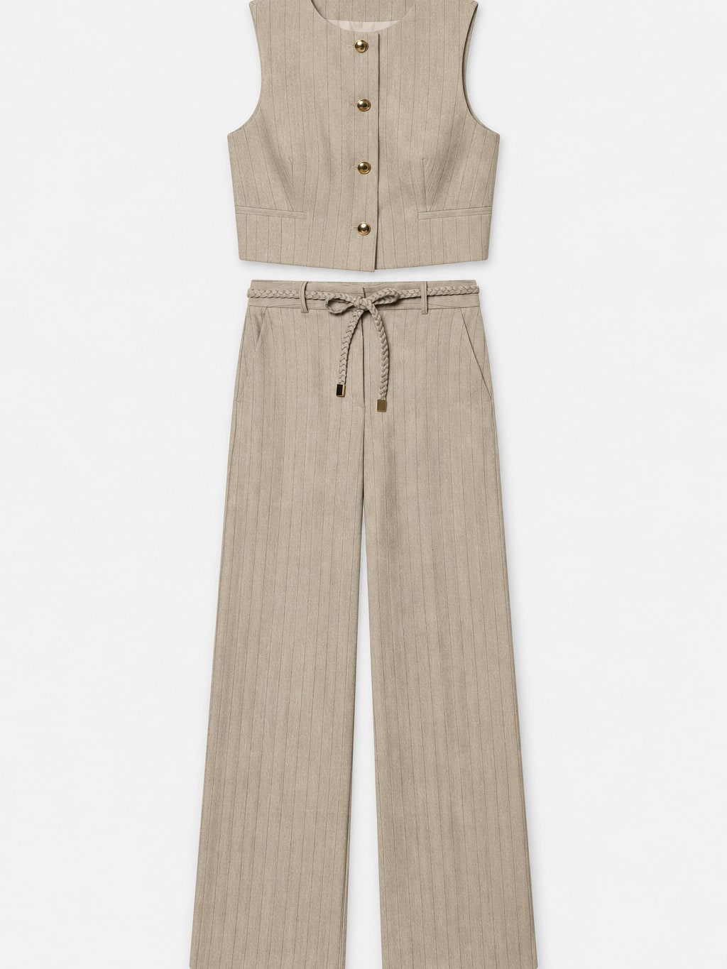 Pinstripe Vest and Trousers Set