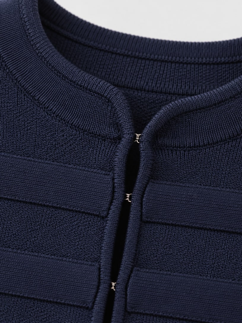 Double Breasted Knit Jacket