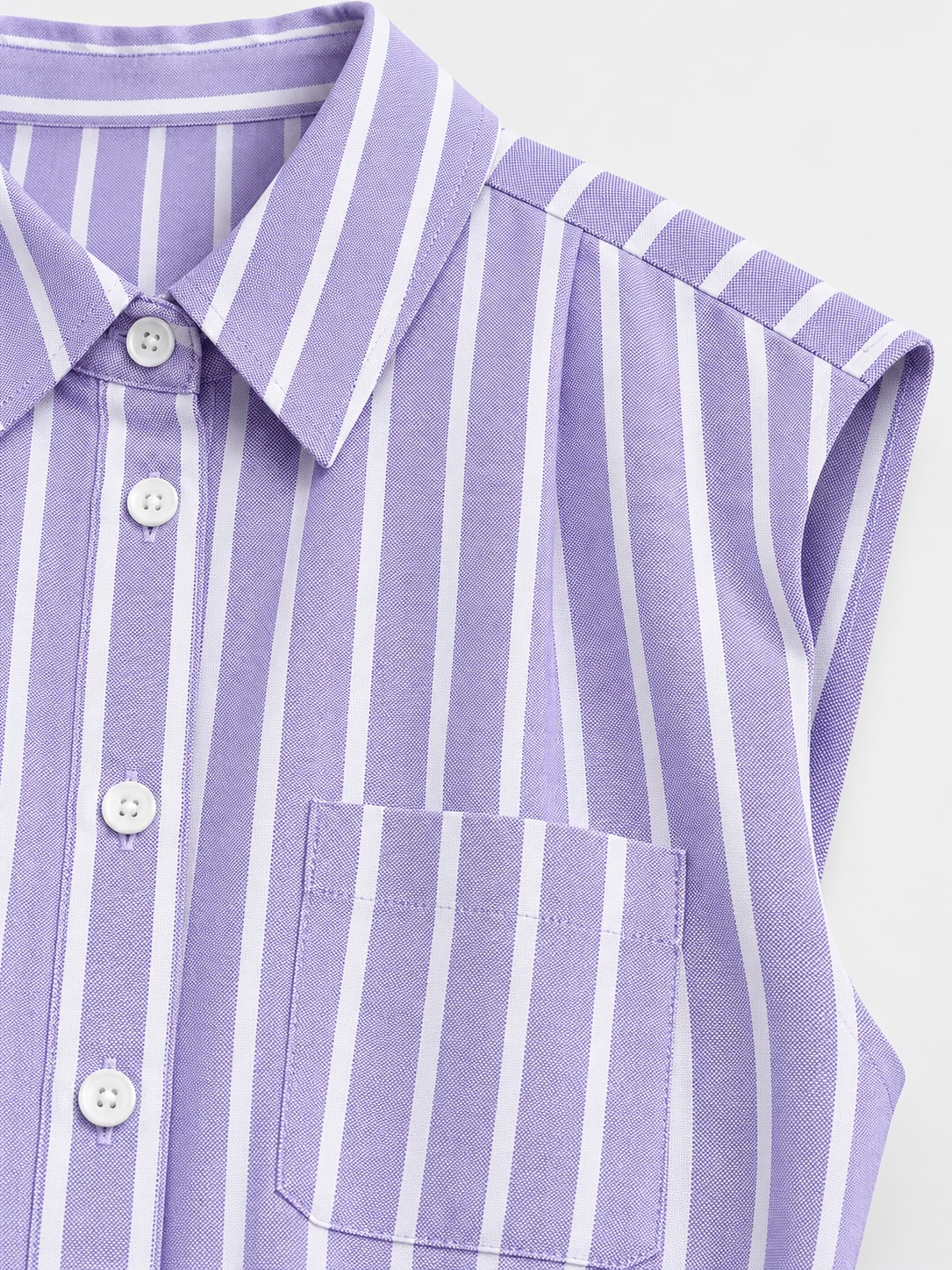 Striped Sleeveless Shirt