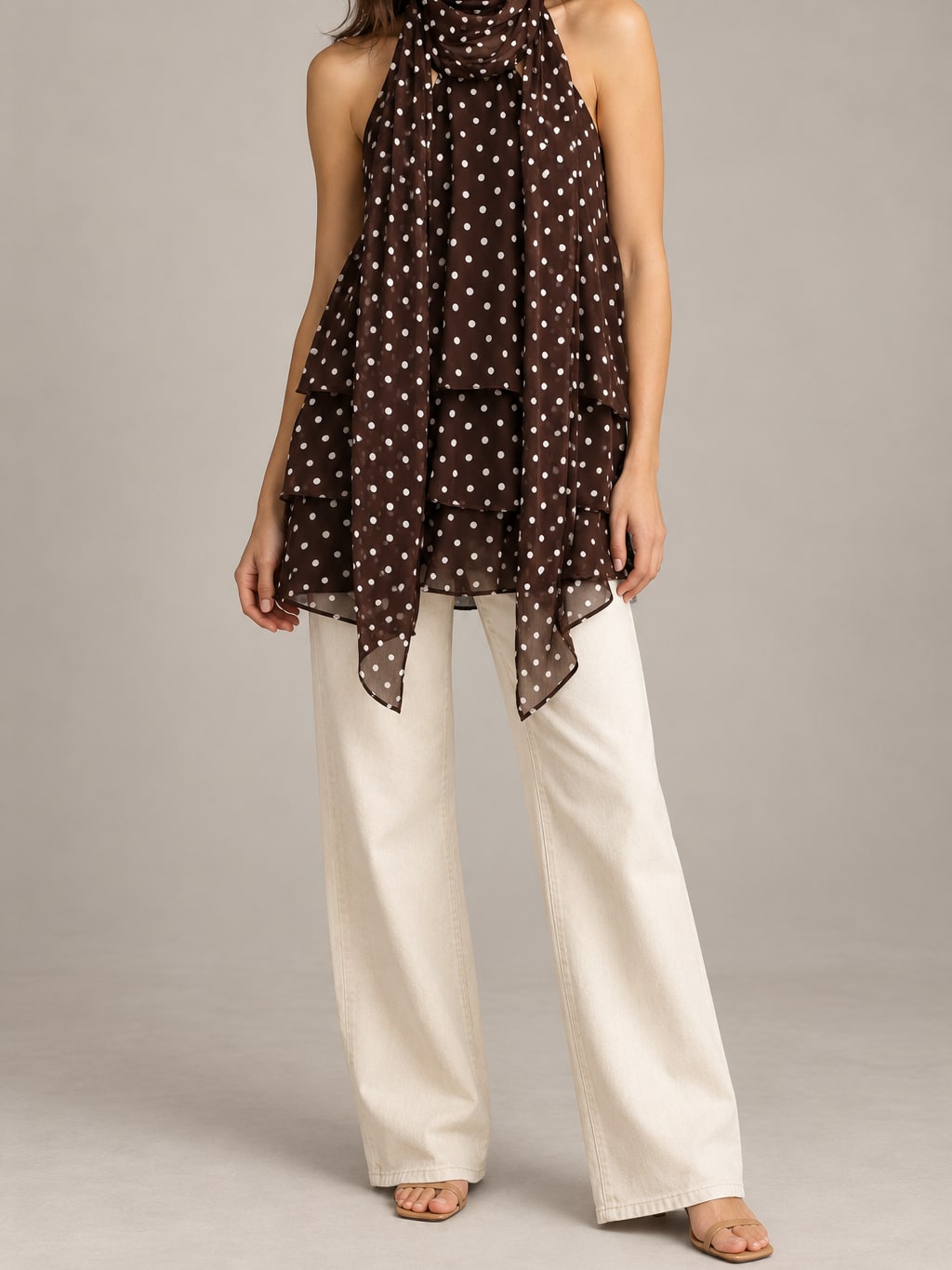 Polka Dot Halter Top