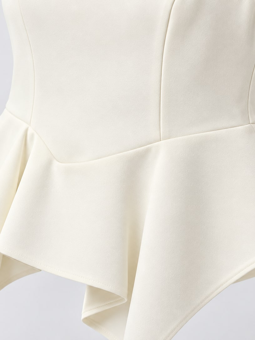 Asymmetric Peplum Camisole