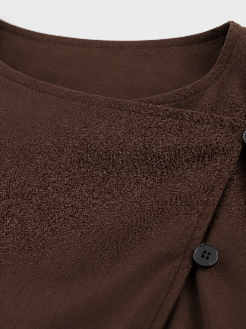 Asymmetrical Button Jacket