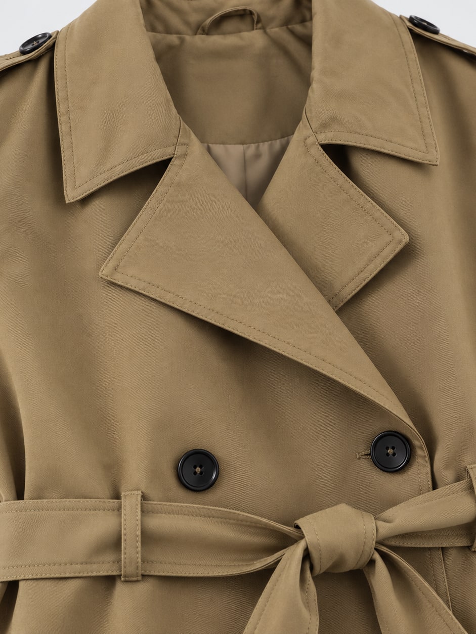 Belted Trench Vest