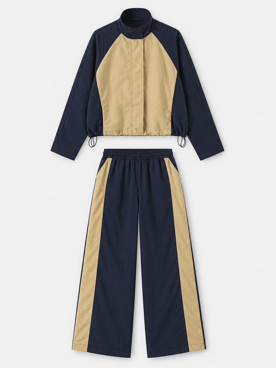 Colorblock Track Jacket Set
