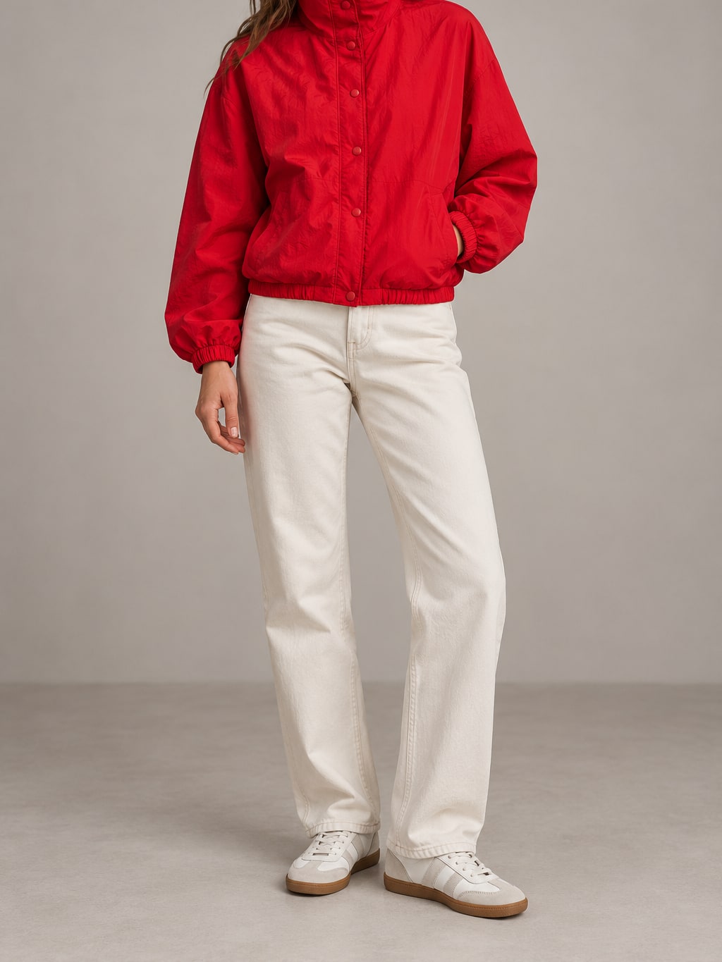 Stand Collar Bomber Jacket