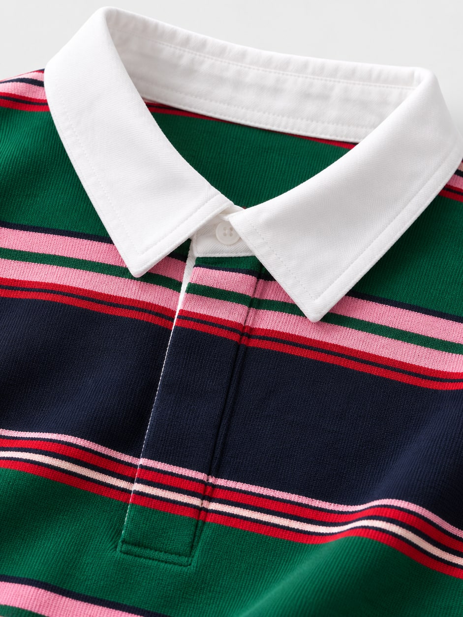 Striped Cotton Rugby Shirt