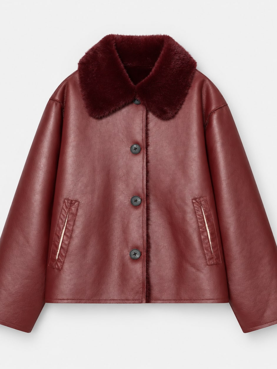 Reversible Faux Fur Jacket