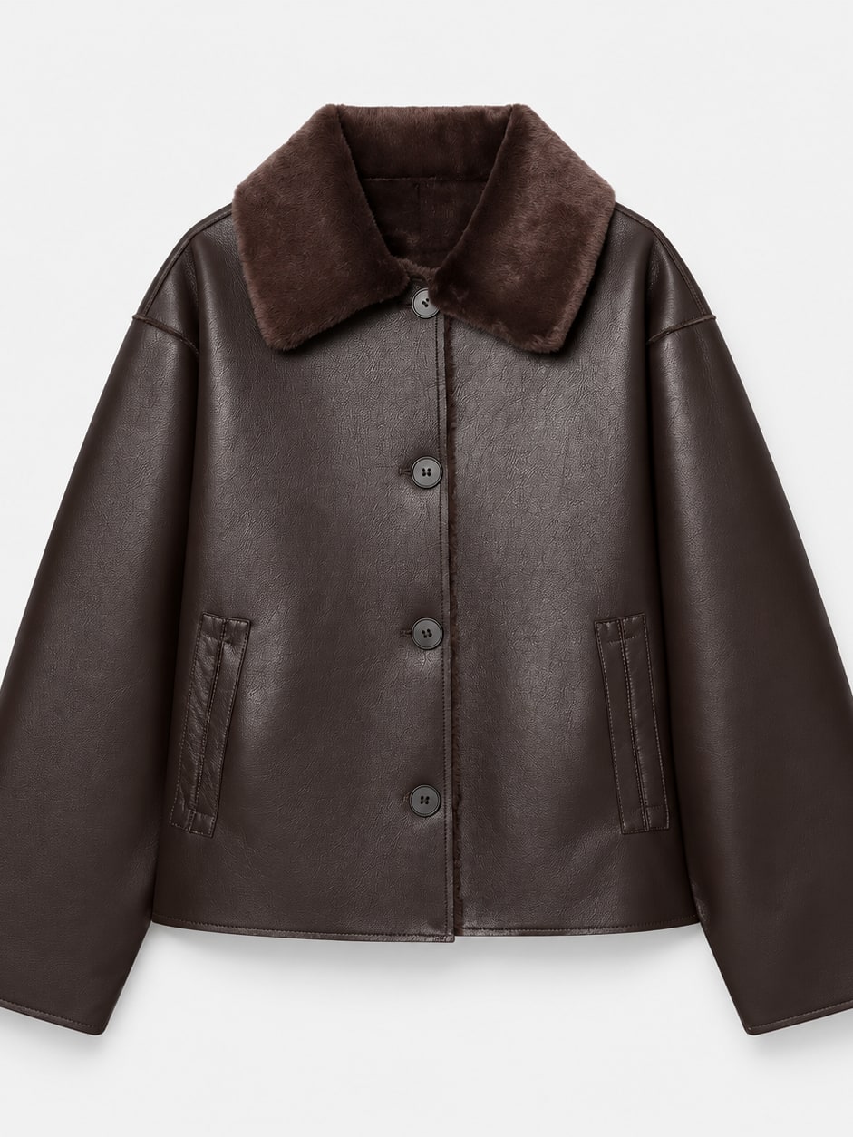 Reversible Faux Fur Jacket