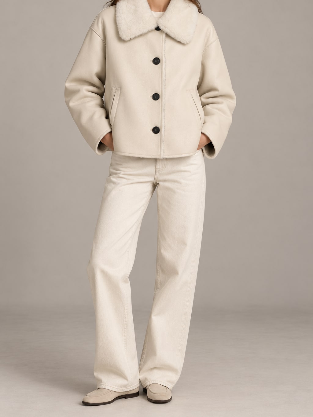 Reversible Faux Fur Jacket